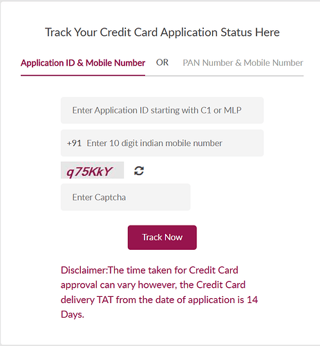 Axis Atlas Credit Card Application STATUS