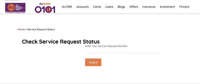Track AU Xcite Ace Credit Card Application