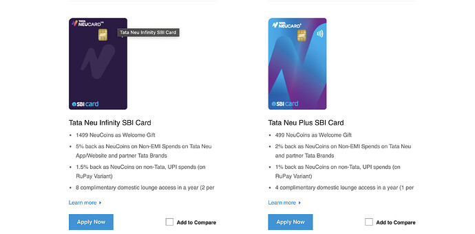 Tata-NeuCard-SBI