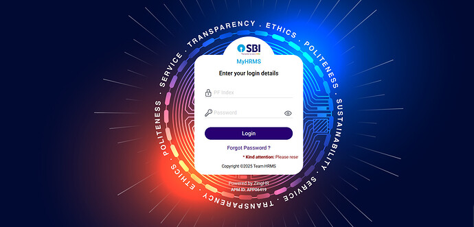 sbi hrm portal