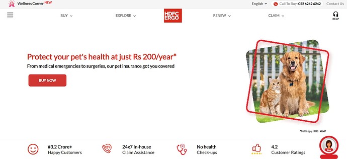 HDFC ERGO PET INSURANCE