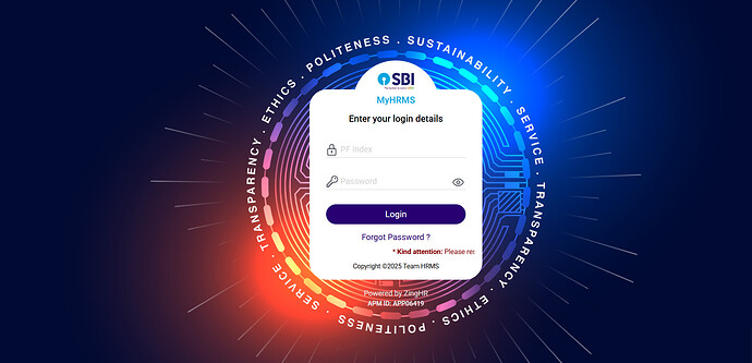 sbi hrm portal