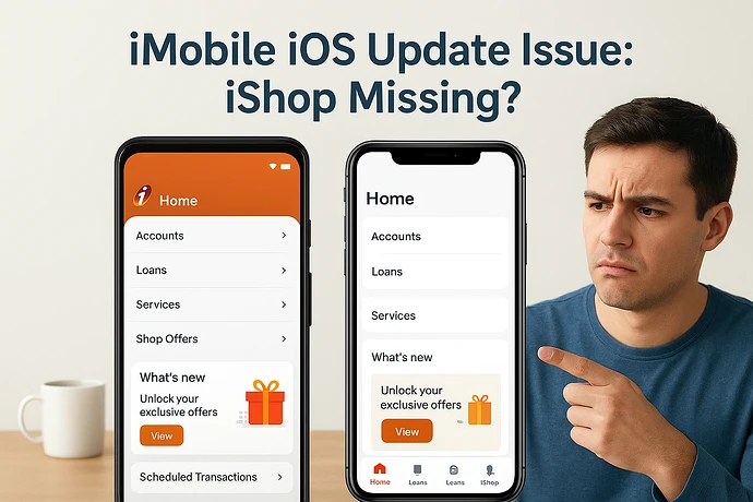 ICICI iMobile App Issue: iShop Missing on iOS?