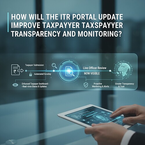 How will the itr update improve taxpayers transparency