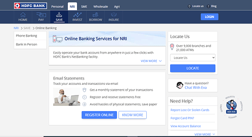 HDFC NetBanking