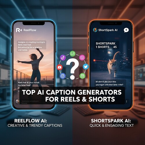 Best Ai caption generators for Reels and Shorts