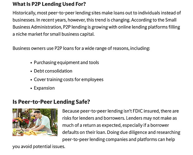 P2P Lending Insurance
