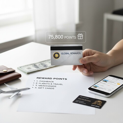 Reward points on credit card