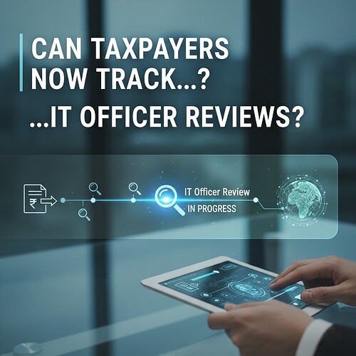 Can taxpayers now track IT officer reviews