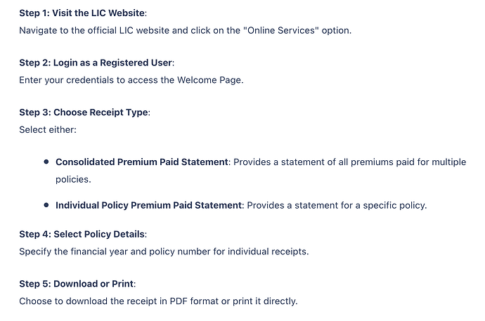 Downloading from the LIC Customer Portal
